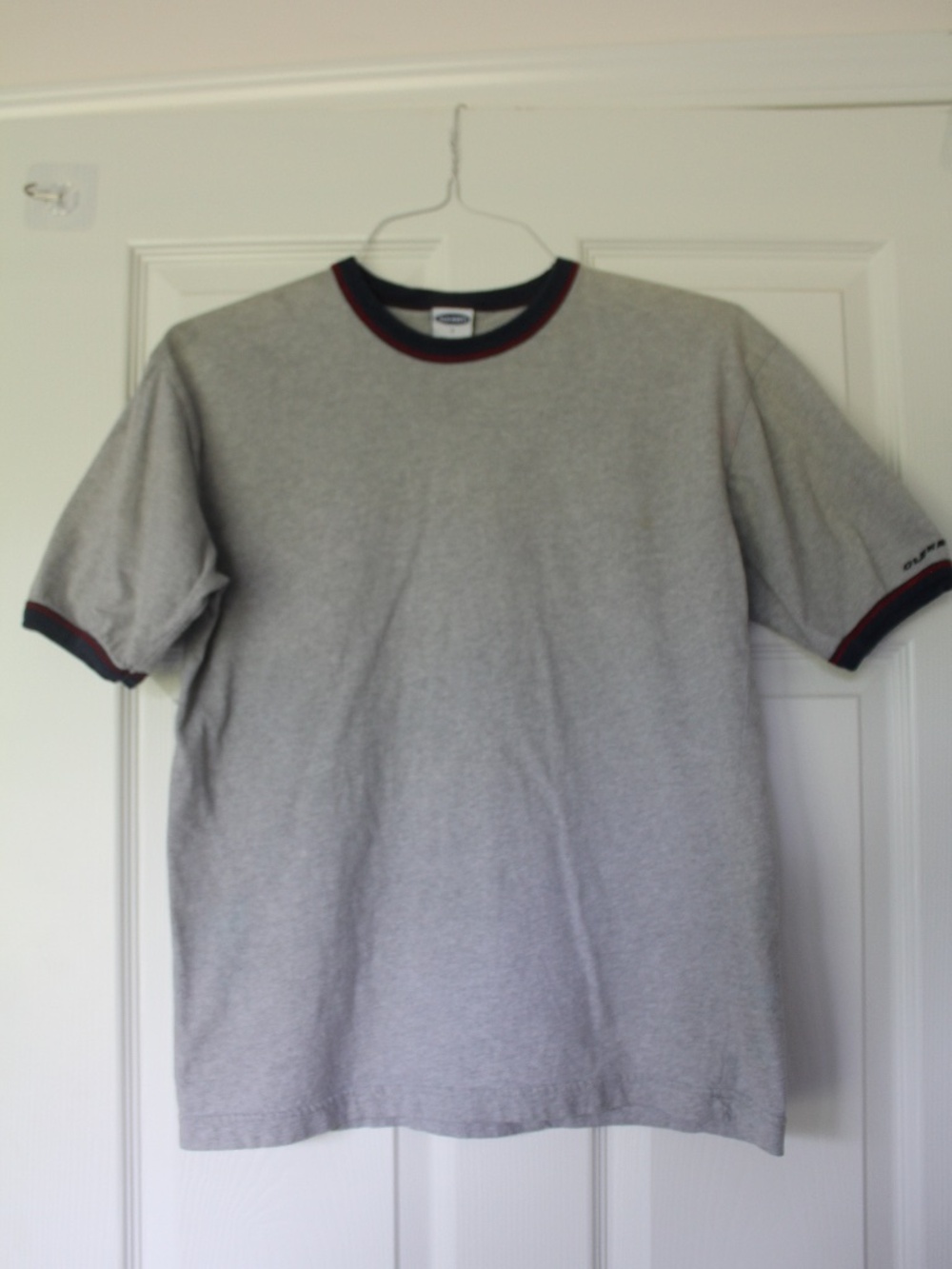 Vintage, Old Navy Grey banded T, SMALL
